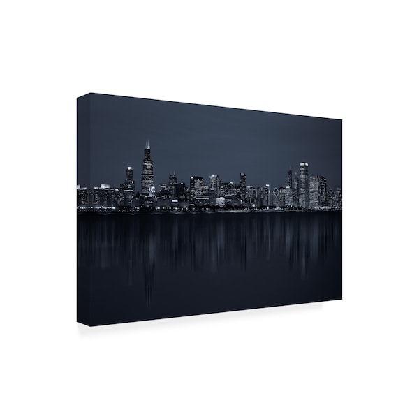 C S Tjandra 'Chicago Metropolis' Canvas Art,16x24